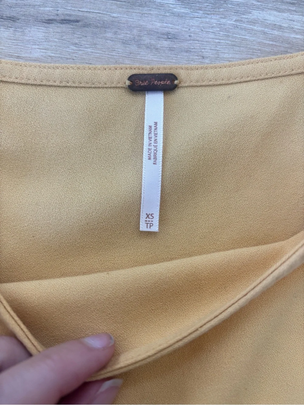 Free People lightweight golden